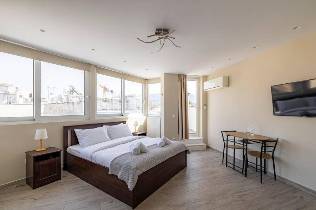 Penthouse In The Heart Of Athens Apartment Bagian luar foto