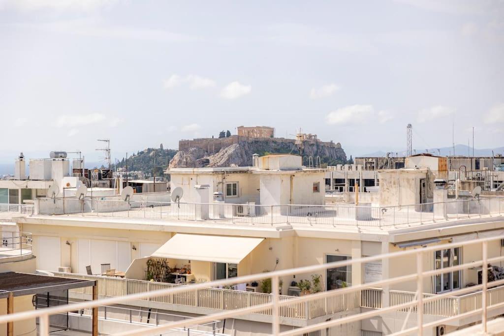 Penthouse In The Heart Of Athens Apartment Bagian luar foto